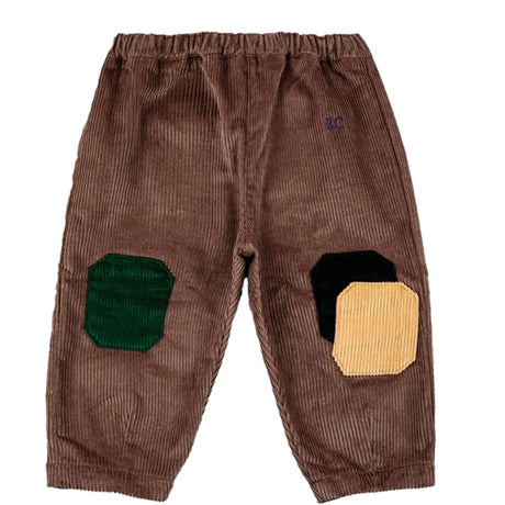 Bobo Choses Brown Color Block Corduroy Bukser