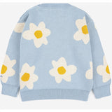 Bobo Choses Light Blue Big Flower Strik Bluse AOP 6