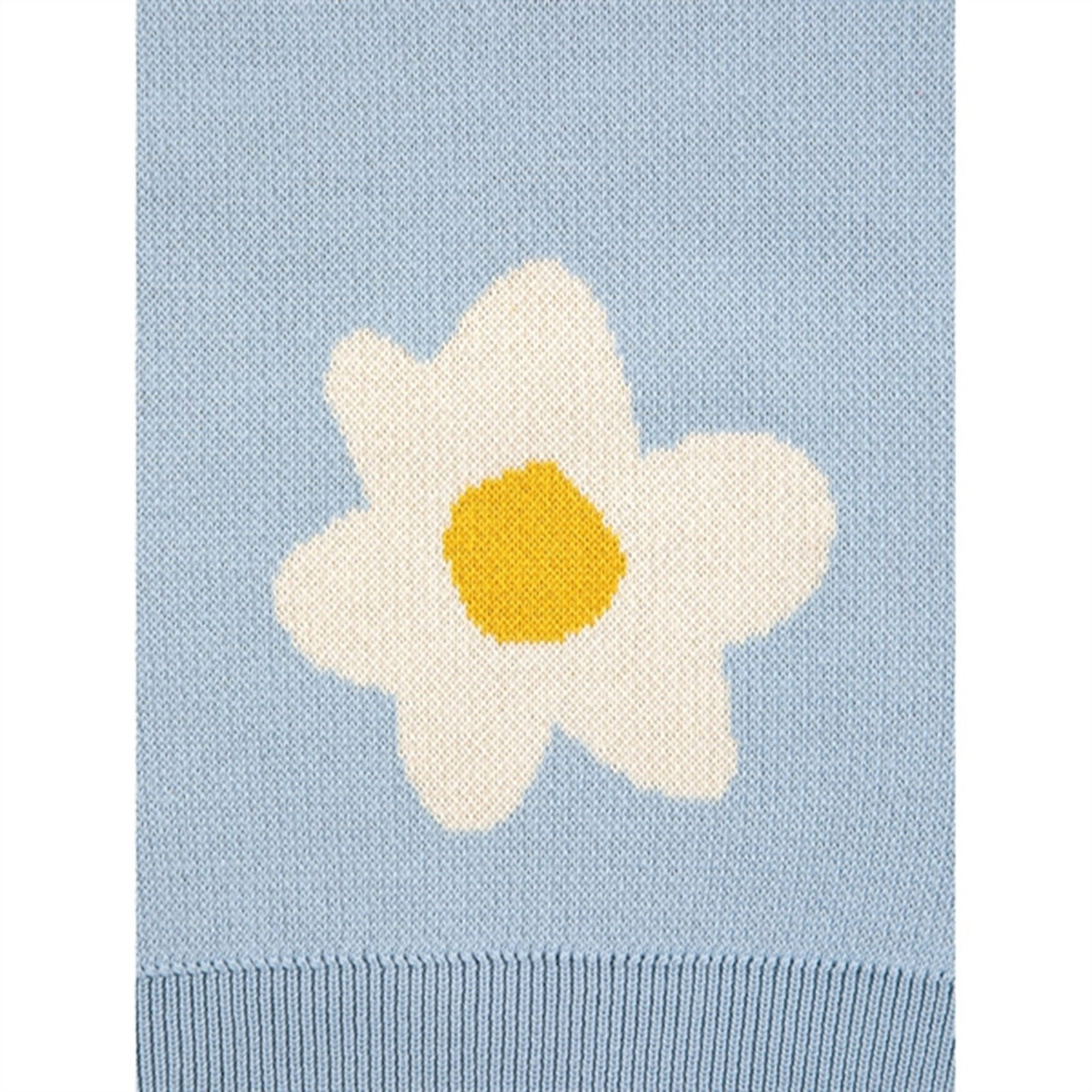 Bobo Choses Light Blue Big Flower Strik Bluse AOP 4