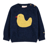 Bobo Choses Midnight Blue Rubber Duck Strik Bluse