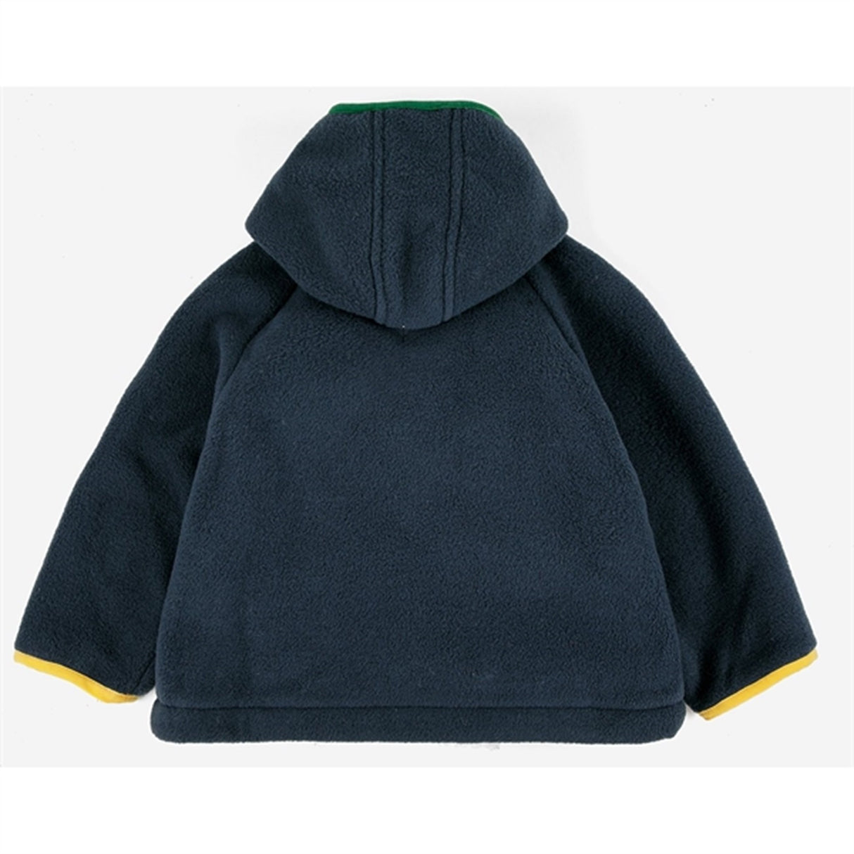 Bobo Choses Midnight Blue Color Block Polar Jakke med Hætte 5