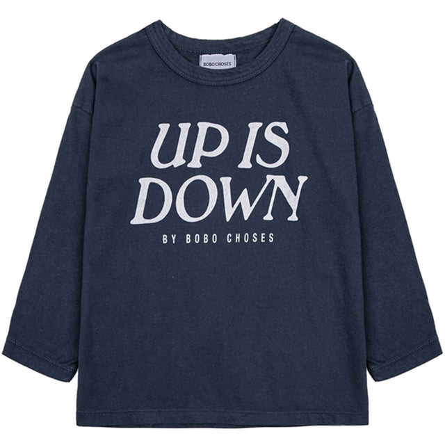 Bobo Choses Midnight Blue Up Is Down Bluse