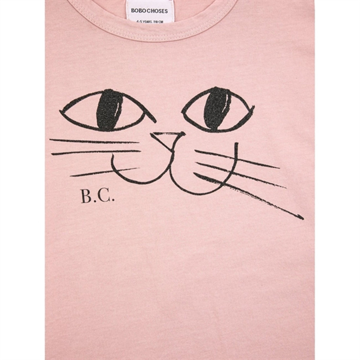 Bobo Choses Pink Smiling Cat Bluse 2