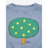 Bobo Choses Prussian Blue Green Tree Sweatshirt 6