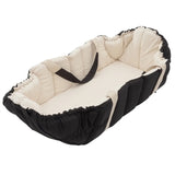 Copenhagen Colors Babylift og Legetæppe Black w. Creme Solid Stripe 4