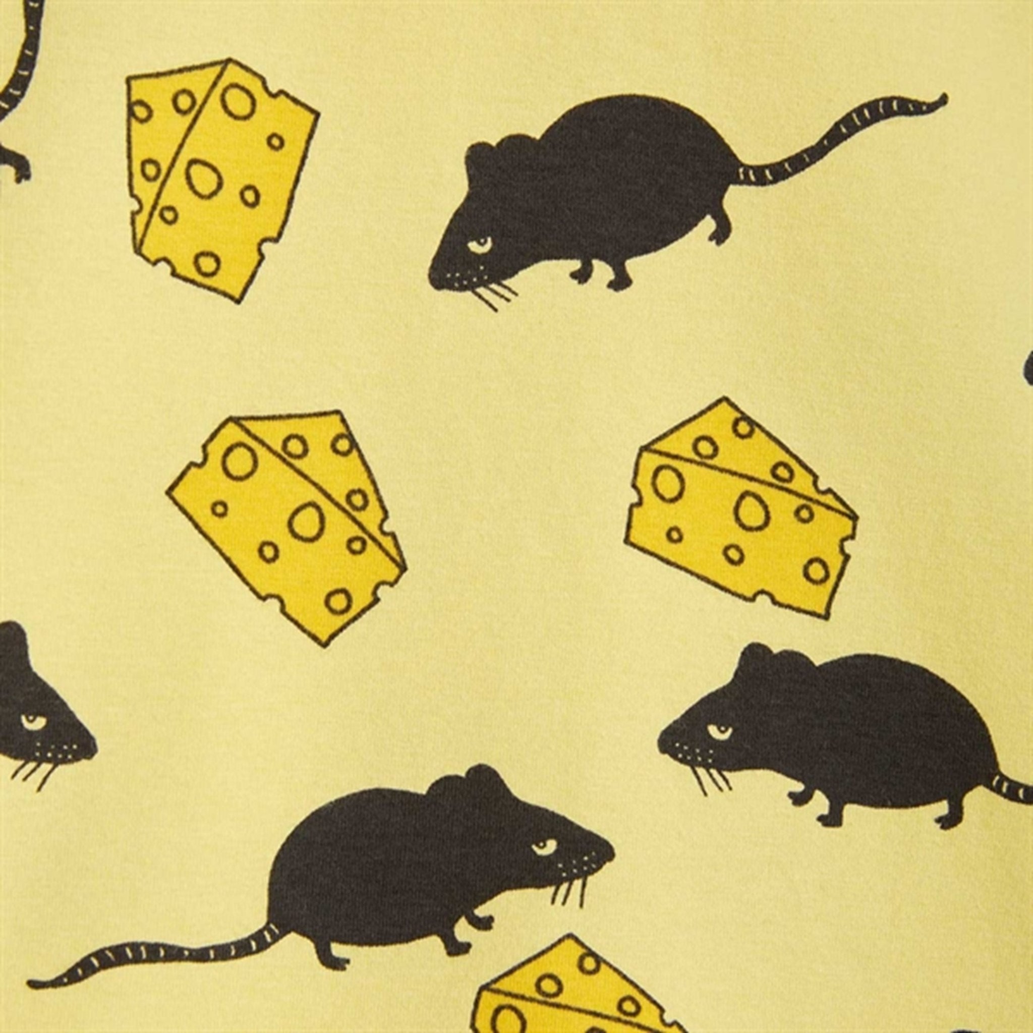 Mini Rodini Mouse Yellow T-shirt 2
