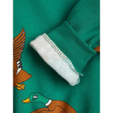 Mini Rodini Ducks Aop Sweatshirt Green