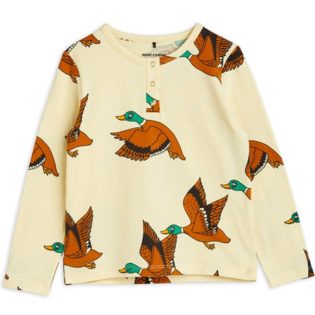 Mini Rodini Ducks Aop Bluse Yellow