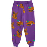 Mini Rodini Ducks Aop Sweatpants Purple