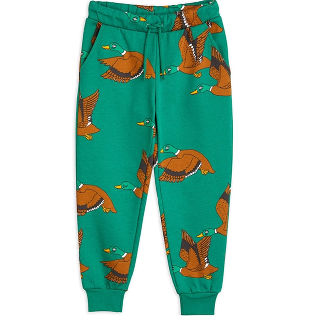 Mini Rodini Ducks Aop Sweatpants Green