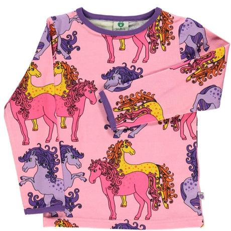 Småfolk Sea Pink Horse Bluse