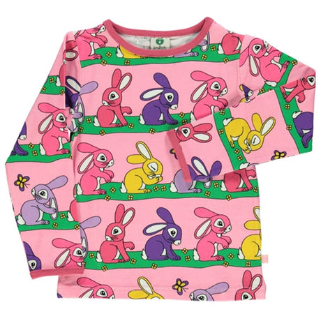 Småfolk Sea Pink Rabbit Bluse