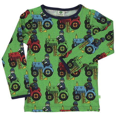 Småfolk Green Tractor Bluse