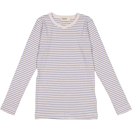 MarMar Modal Rib Space Blue Stripe Tani Bluse