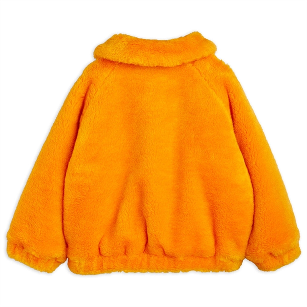 Mini Rodini Yellow Faux Fur Aviator Jacket 4