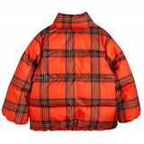 Mini Rodini Red Check Puffer Jacket 4