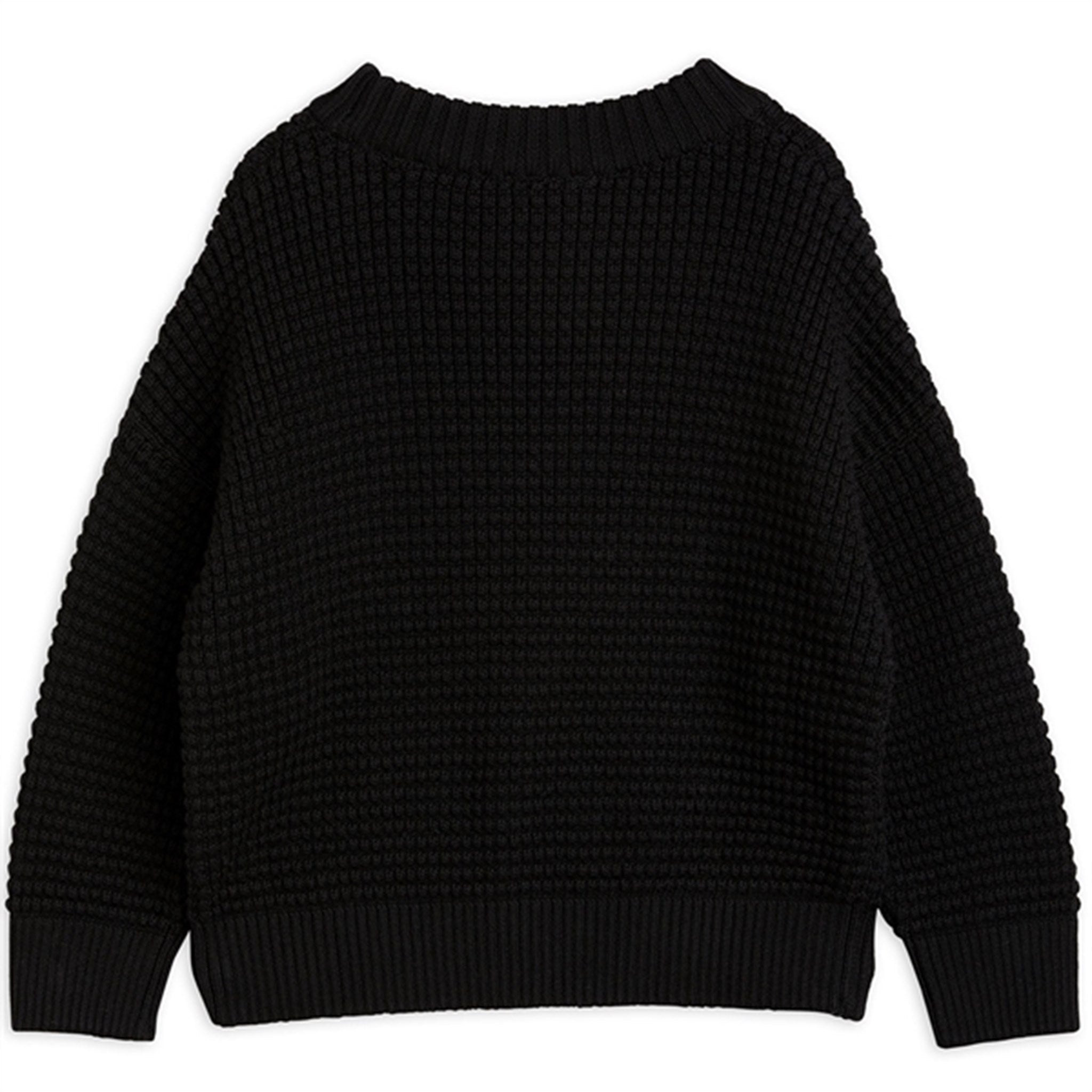 Mini Rodini Black Panda Strik Sweater 3