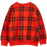 Mini Rodini Red Check Aop Sweatshirt 3