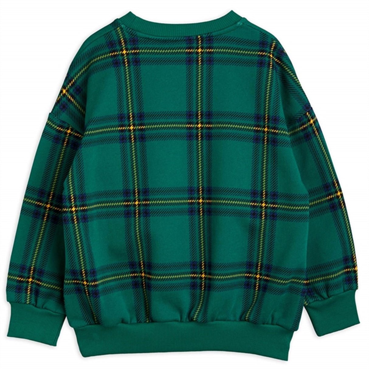 Mini Rodini Green Check Aop Sweatshirt 3