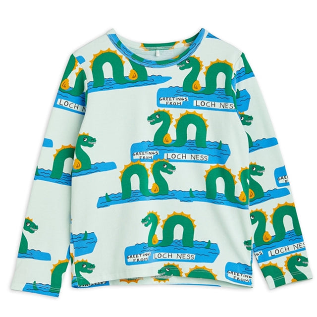 Mini Rodini Green Loch Ness Aop Bluse