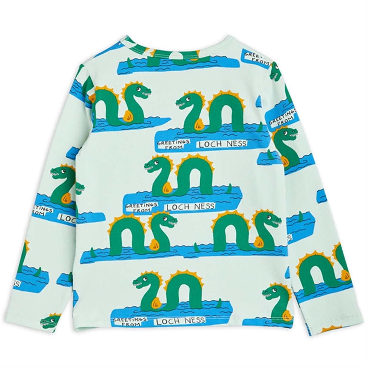 Mini Rodini Green Loch Ness Aop Bluse 3