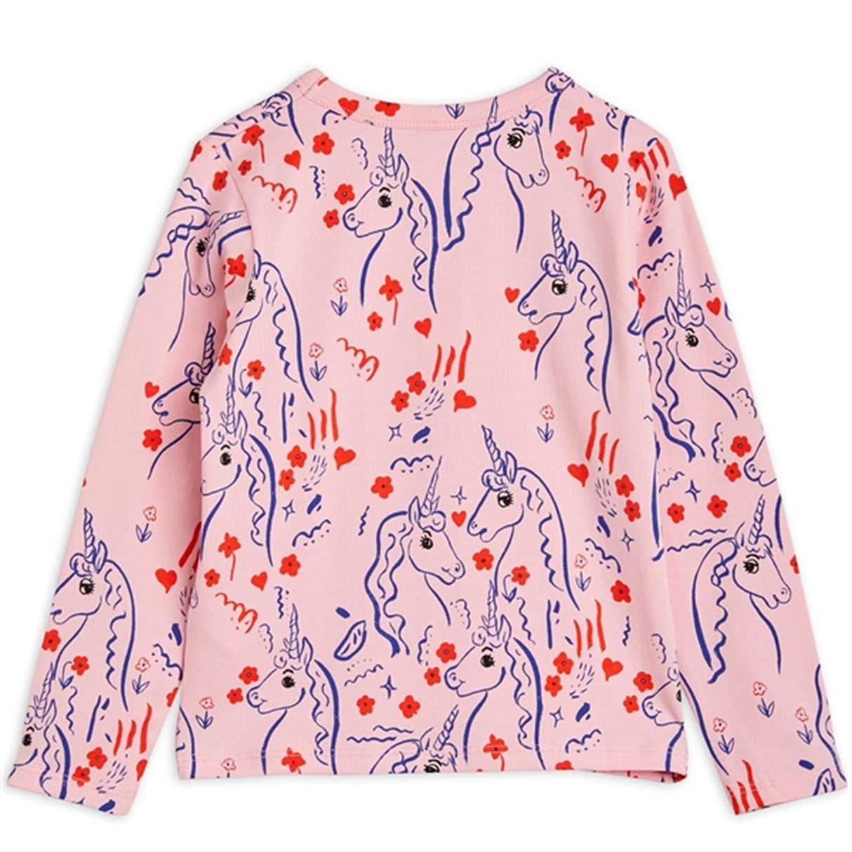 Mini Rodini Pink Scottish Unicorns Aop Bluse 3