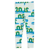 Mini Rodini Green Loch Ness Aop Leggings