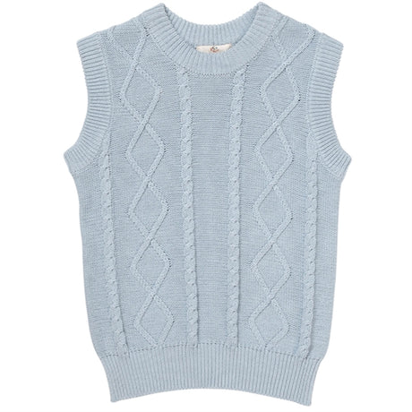 Copenhagen Colors Dusty Blue Kabelstrik Vest