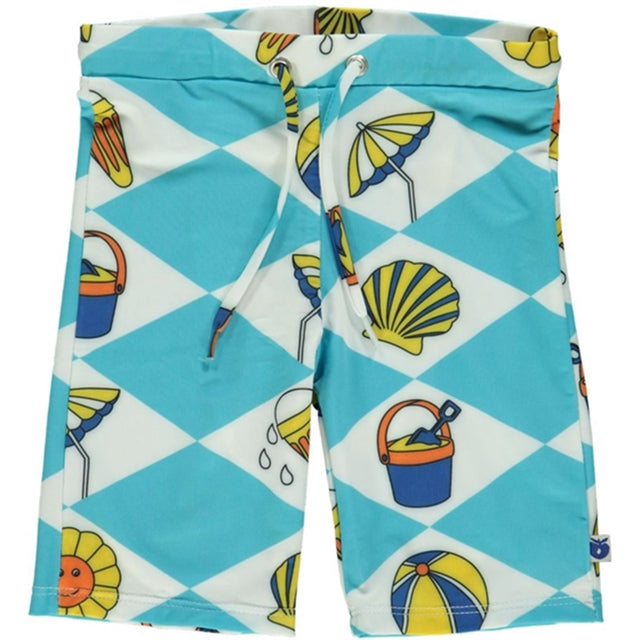 Småfolk Blue Atoll Summer Vacation Badeshorts