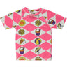 Småfolk Pink Summer Vacation Bade T-shirt