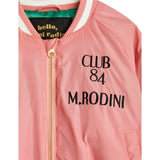 Mini Rodini Pigeons Woven Baseball Jakke Pink 4