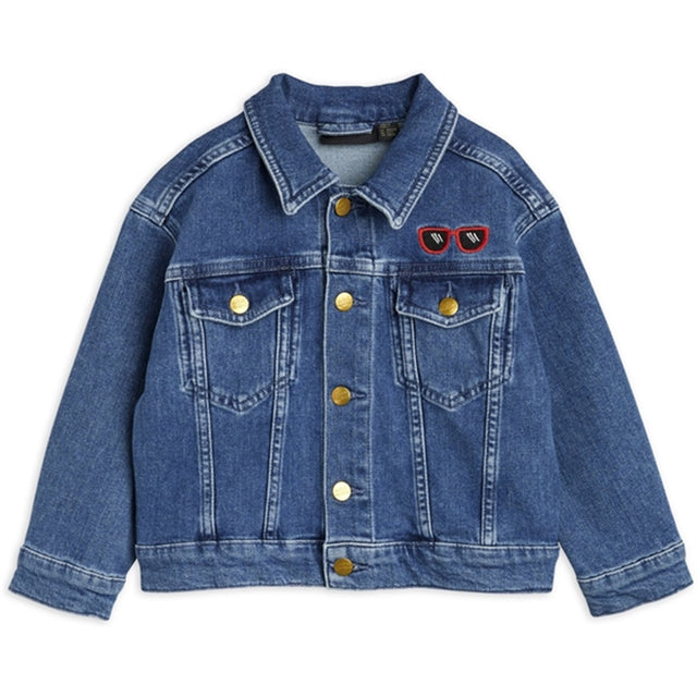 Mini Rodini Ritzratz Emb Denim Jakke Blue