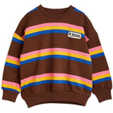 Mini Rodini Stripe Sweatshirt Brown