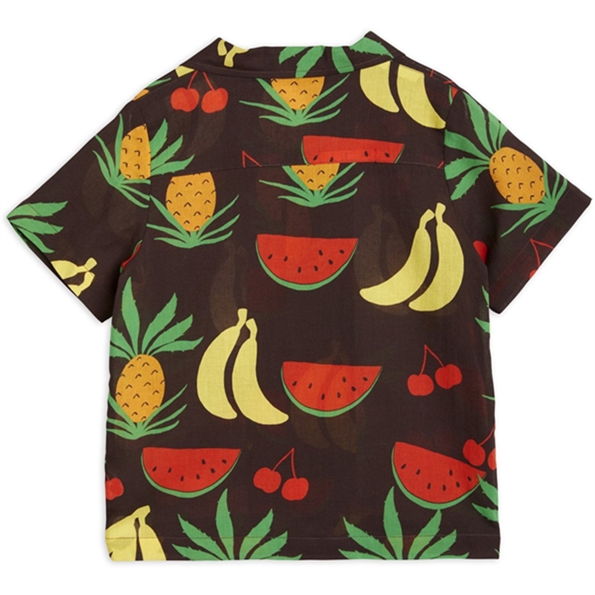 Mini Rodini Fruits Aop Woven Skjorte T-shirt Brown 4