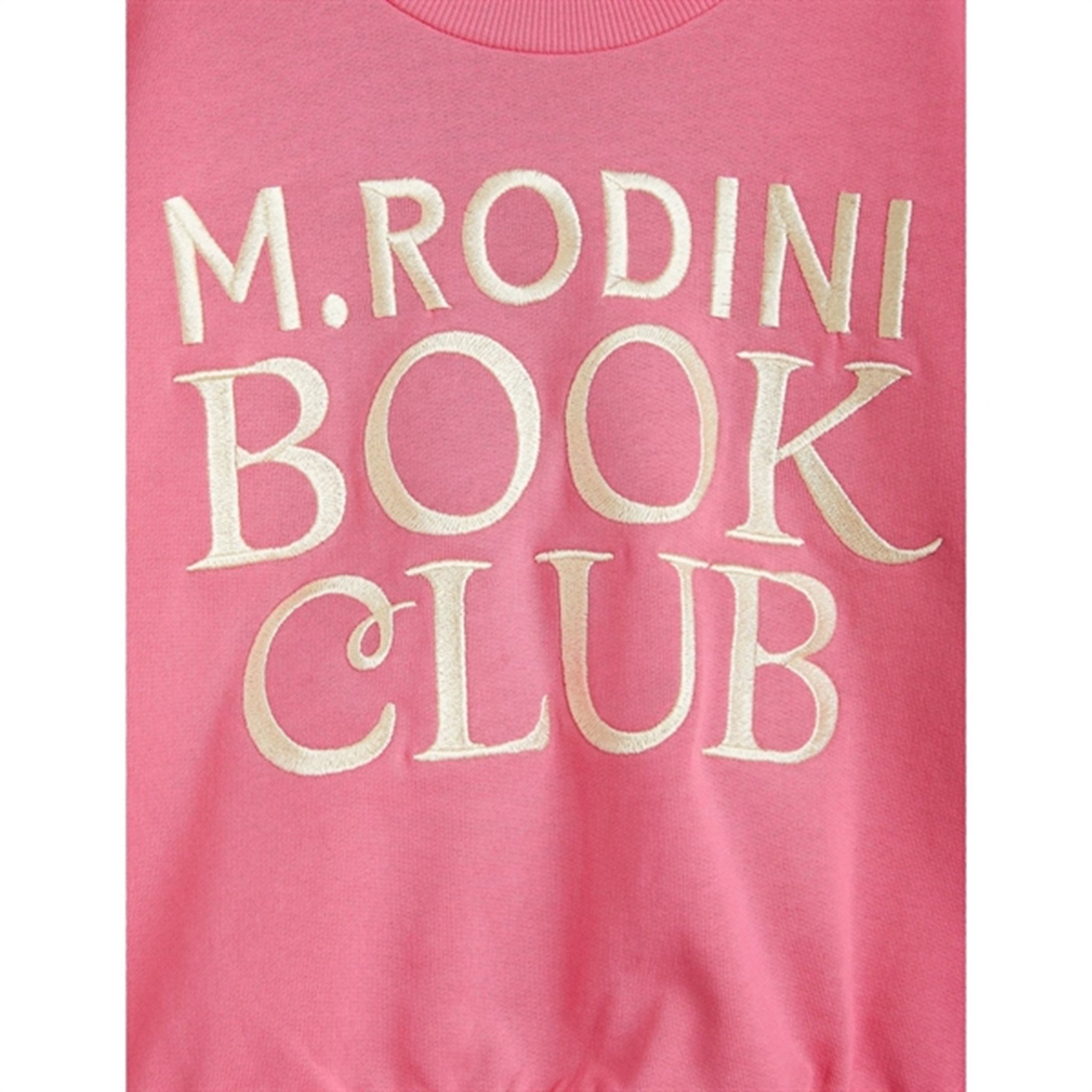 Mini Rodini Book Club Emb Sweatshirt Pink 3
