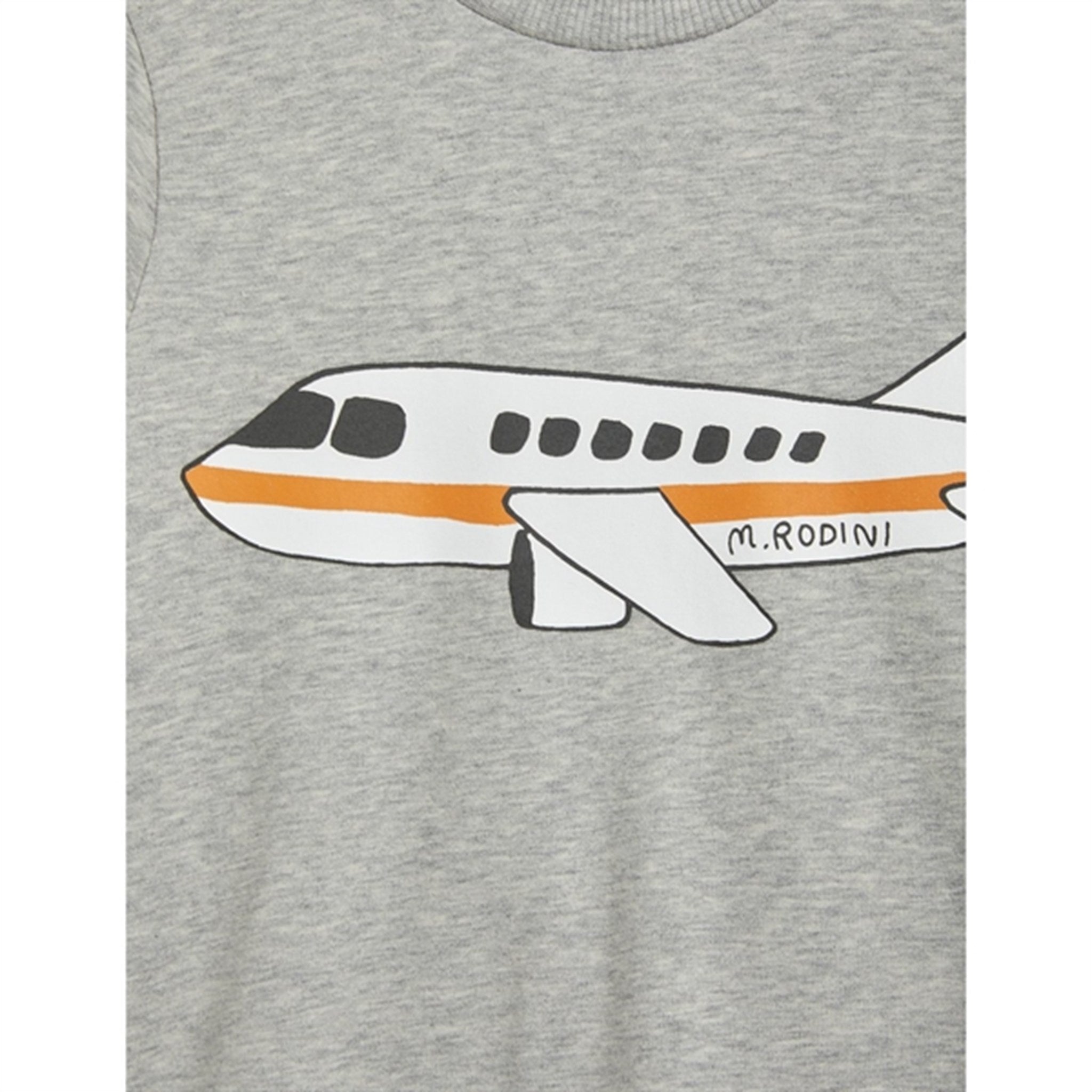 Mini Rodini Airplane Sp T-shirt Grey melange 2