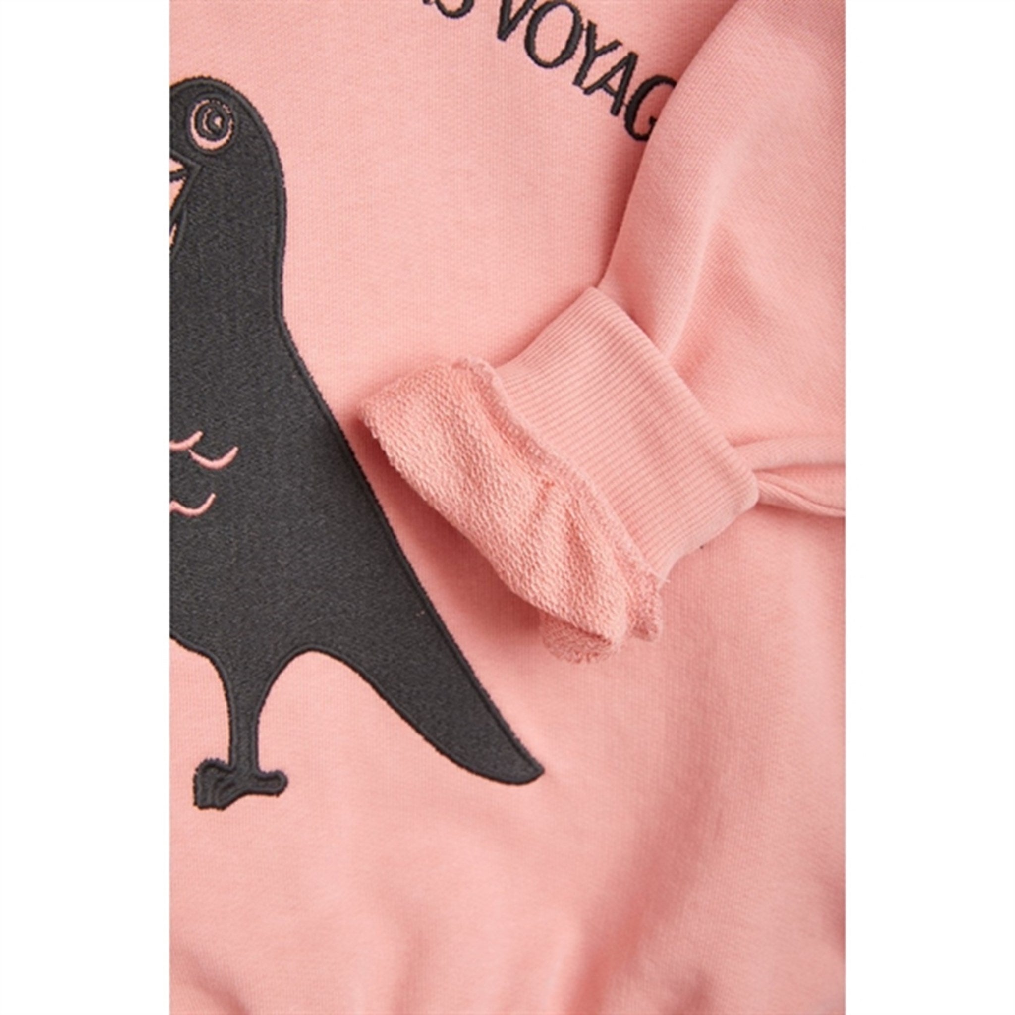 Mini Rodini Pigeons Emb Sweatshirt Pink 3