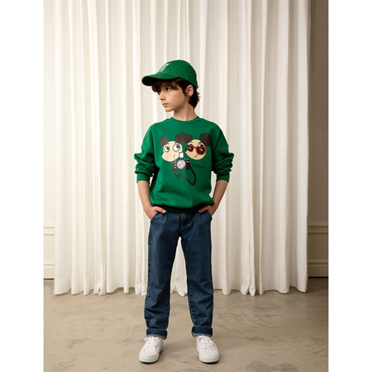 Mini Rodini Ritzratz Sp Sweatshirt Green 6