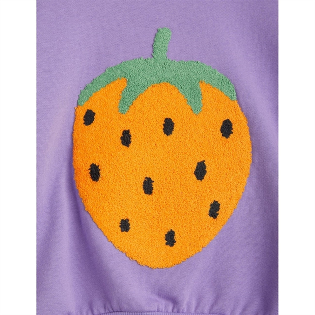 Mini Rodini Strawberries Emb Sweatshirt Purple 4