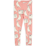 Mini Rodini Pigeons Tencel Aop Leggings Pink