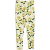 Mini Rodini Flowers Aop Leggings Yellow