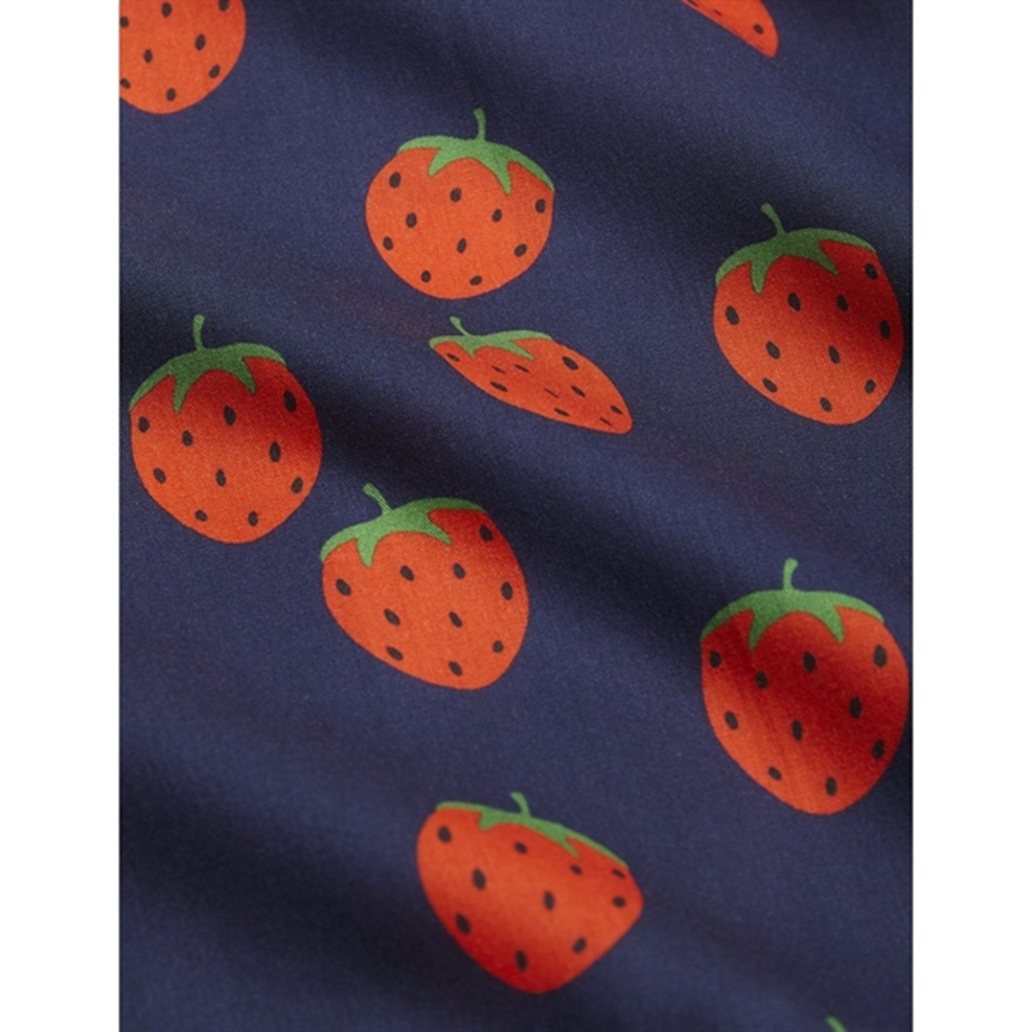 Mini Rodini Strawberries Aop Woven Shorts Blue 3