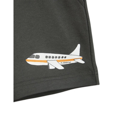 Mini Rodini Airplane Sweatshorts Grey 2