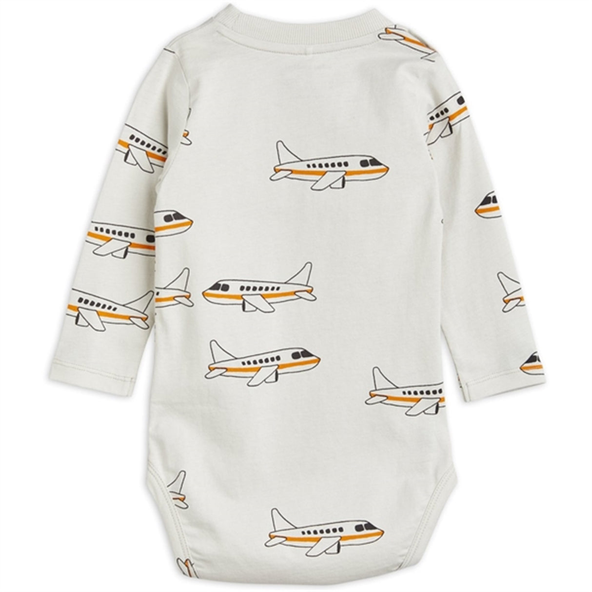 Mini Rodini Airplane Aop Ls Body Grey 4