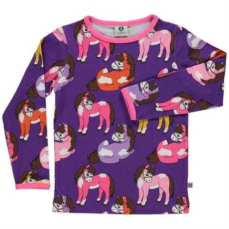 Småfolk Purple Heart Horse Bluse