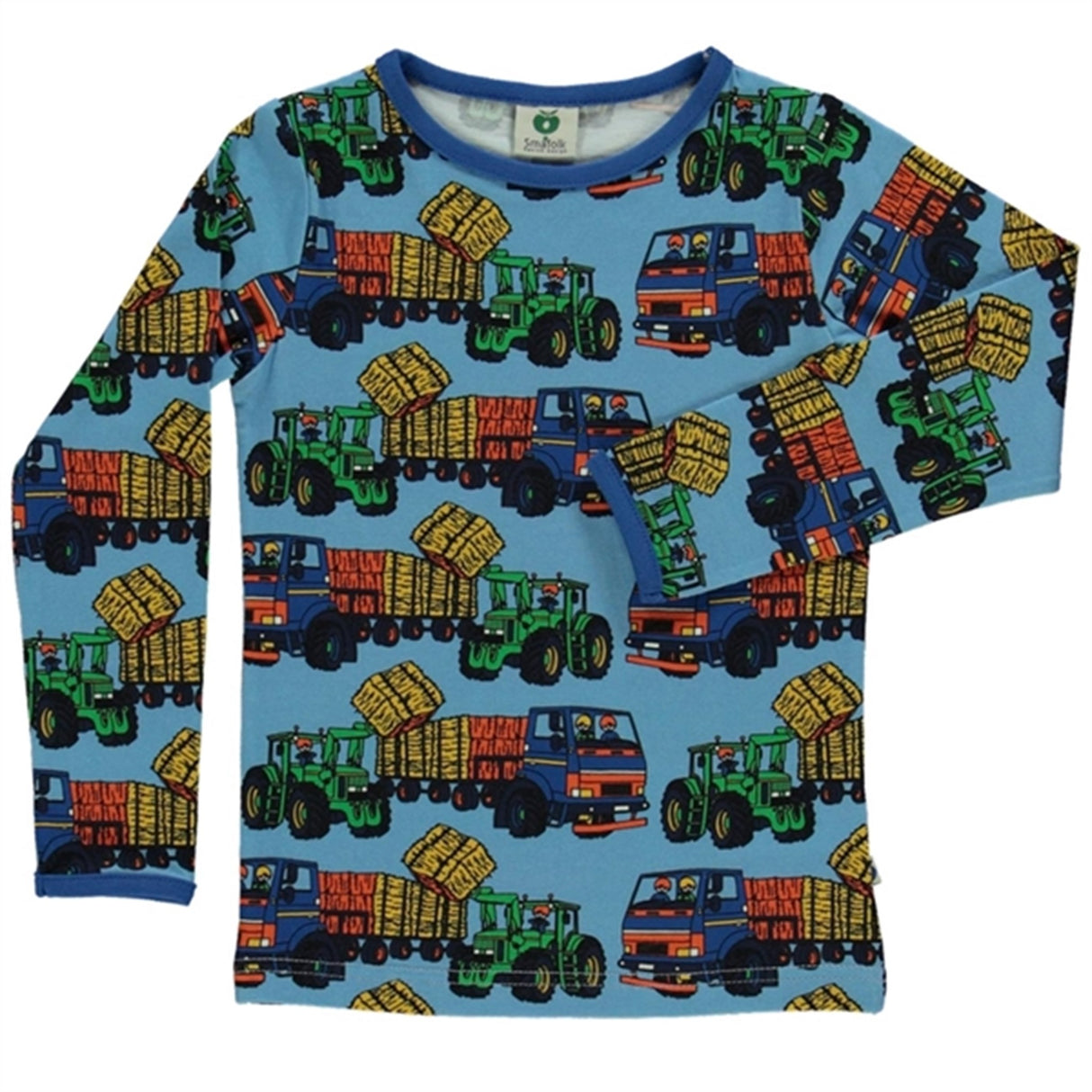 Småfolk Blue Grotto Tractor Bluse