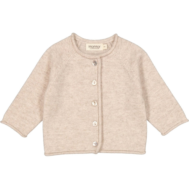 MarMar Sand Melange Cashmere Tamla Strik Cardigan