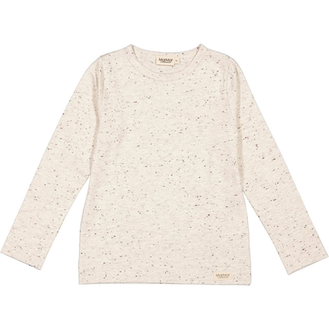 MarMar Beige Melange Nebs Teller Bluse