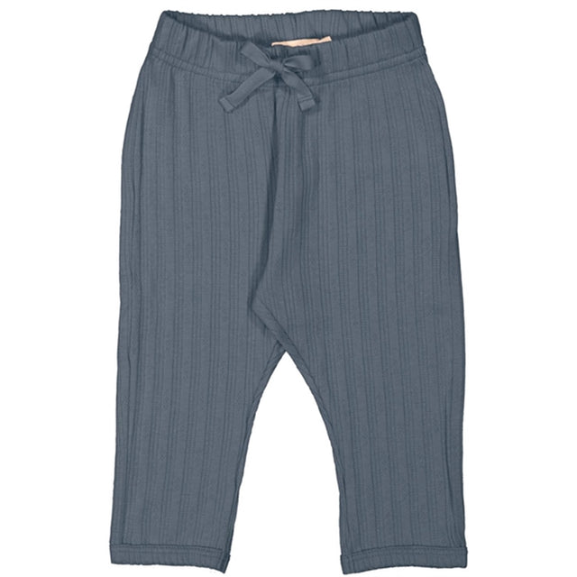 MarMar Modal Stormy Blue Pitti Pointelle Rib Bukser