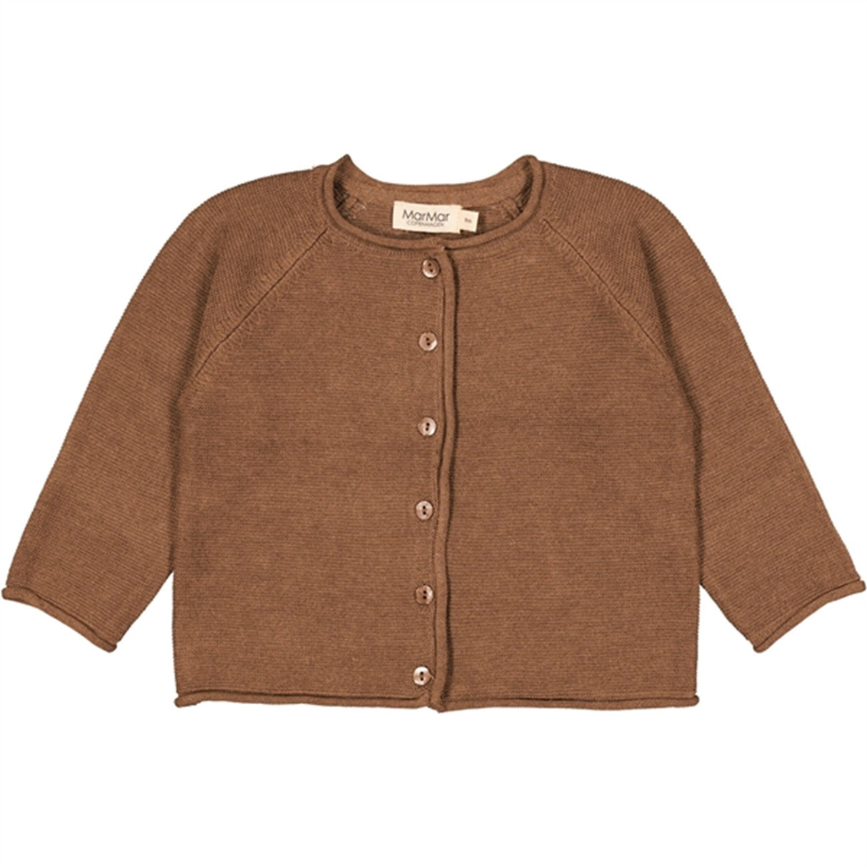 MarMar Dark Fudge Melange Totti Strik Cardigan